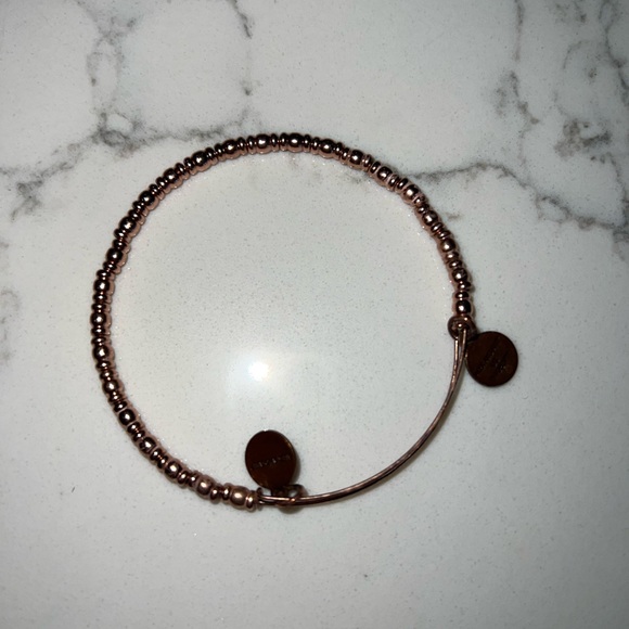 Rose gold Alex and Ani bangle - Picture 2 of 3